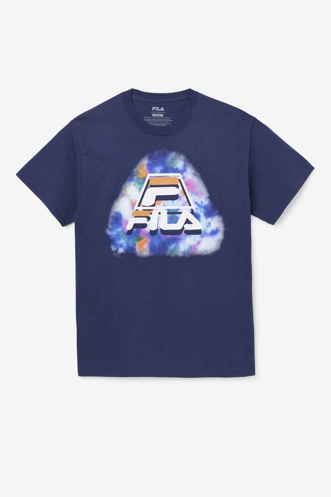 Fila T-Shirt Herre Blå Boniface Tie Dye JDW-672310